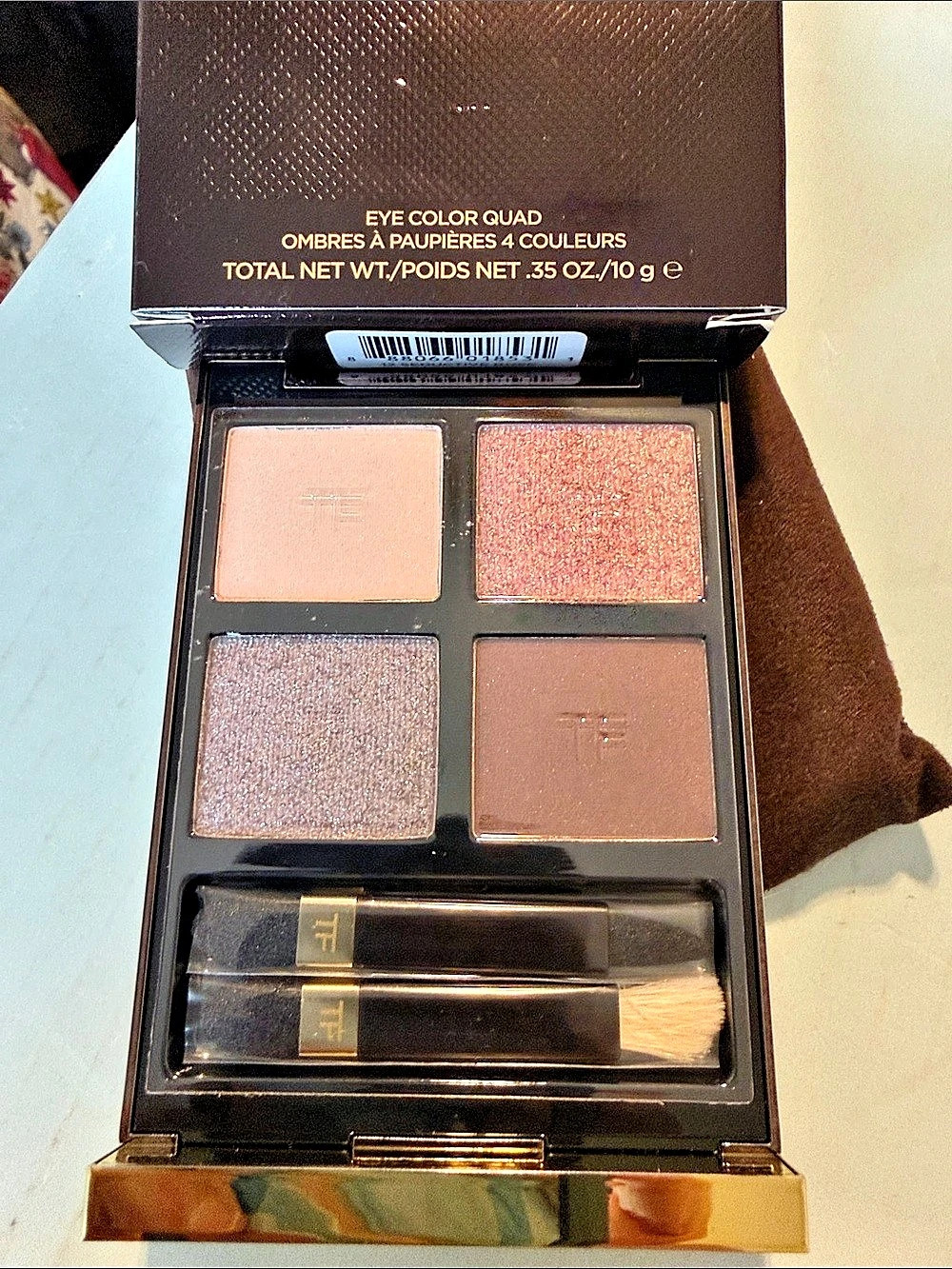 Tom Ford Eye Color Quad 12 Seductive Rose Pink & Brown